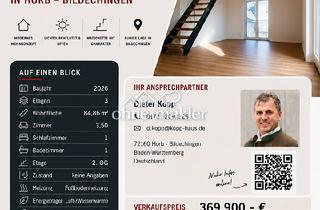 Wohnung kaufen in 72160 Horb, xklusive Maisonettewohnung - modern offen gestaltet in Horb - Bildechingen