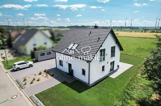 Einfamilienhaus kaufen in 95185 Gattendorf, Freiraum, Panoramablick & top angebunden bei Hof: Neuwertiges Einfamilienhaus (2021, KFW-40, A+)