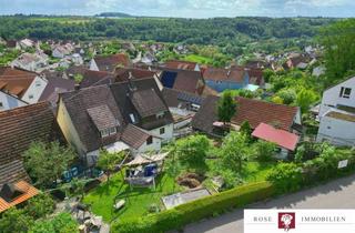 Haus kaufen in 71737 Kirchberg, Außergewöhnliches Gebäudeensemble mit viel Nutzfläche, Garagen und Bauplatz in zentraler Lage
