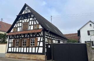 Haus kaufen in 76872 Freckenfeld, Traumhaft saniertes Wohn-Ensemble in Freckenfeld / Kandel # 2 Häuser mit Scheune und Traumgarten!