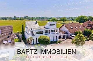 Villa kaufen in 76831 Billigheim-Ingenheim, Spektakuläre Bauhaus-Villa in Feldrandlage - Familien- & altersgerecht