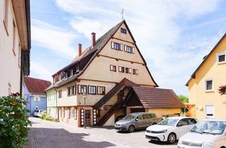 Doppelhaushälfte kaufen in 74348 Lauffen, Historisches Altstadthaus direkt am Neckarkanal – 213 m² Wohnfläche mit sonnigem Südwest-Garten