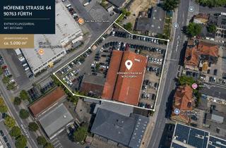 Gewerbeimmobilie kaufen in 90763 Südstadt, Prime Development Asset – 5.006 m² urbanes Zukunftsgrundstück an der Stadtgrenze Nürnberg/Fürth