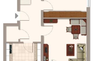 Anlageobjekt in 75447 Sternenfels, Solide Kapitalanlage - Teilmöblierte 2-Zimmer-Wohnung mit Balkon und Garage in Sternenfels