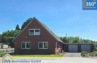 Einfamilienhaus kaufen in 26835 Neukamperfehn, Modernisiertes Wohnhaus mit Doppelgarage in Neuefehn