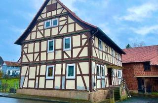 Haus kaufen in 36272 Niederaula, Niederaula - Historisches Fachwerkgehöft mit großer Scheune und Nebengebäuden