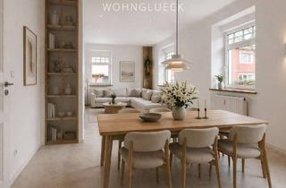 Wohnung kaufen in 86156 Kriegshaber, STILVOLLE, HOCHWERTIG RENOVIERTE 4-ZIMMER EINHEIT MIT GARTEN