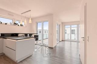 Penthouse kaufen in 63165 Mühlheim, EXKLUSIVES PENTHOUSE AM WALDRAND – 3 Zimmer mit Südwest-Dachterrasse in ruhiger Eigentümeranlage