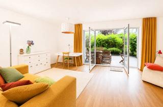 Wohnung kaufen in Im Alten Feld 17, 51429 Bergisch Gladbach, Bensberg - attraktive 2-Zimmer-Erdgeschosswohnung mit großer Sonnenterrasse in ruhiger Bestlage