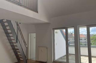 Wohnung kaufen in Schwarzackerstraße, 04299 Stötteritz, Freie 3-Zimmer Dachgeschoss mit offener Galerie und großzügiger West-Loggia!
