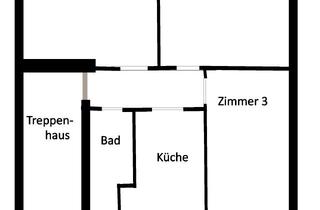 Wohnung mieten in 50937 Sülz, Attraktive 3-Raum-Wohnung mit EBK und großem Balkon in Köln Sülz Uninähe