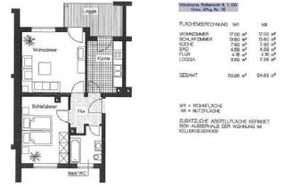 Wohnung mieten in 85521 Ottobrunn, 2-Zimmer-Wohnung in Ottobrunn mit Balkon und Keller