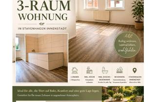 Wohnung mieten in Basepohler Straße 16, 17153 Stavenhagen, Alltagstaugliche 3-Zimmer-Wohnung in Stavenhagen