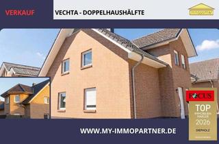 Haus kaufen in 49377 Vechta, Vollvermietetes Zweifamilienhaus in Vechta: Zukunftssicher mit moderner Wärmepumpe!