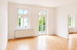 Wohnung mieten in Müllerstraße 64c, 12623 Mahlsdorf, Großzügige 3-Zimmer-Altbauwohnung mit 2 Balkonen, Stellplatz und neuem Bad in Berlin-Mahlsdorf