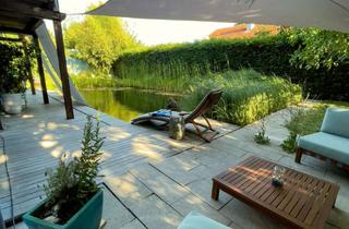 Einfamilienhaus kaufen in 74632 Neuenstein, Einfamilienhaus mit Schwimmteich, hohen Decken, Gartenhaus & naturnaher Lage direkt an den Feldern !