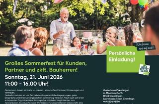 Haus kaufen in 38533 Vordorf, Großes Sommerfest für Kunden, Partner & zukünftige Bauherren Sonntag, 21. Juni 2026 von 11-16 Uh