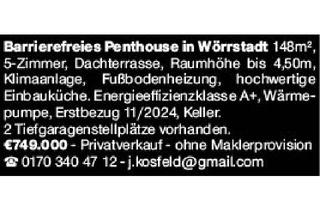 Wohnung kaufen in 55286 Wörrstadt, Eigentumswohnungen, Alzey-Worms