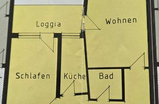 Wohnung mieten in 52353 Düren, Helle 2-Zimmer-Wohnung mit Balkon in ruhiger Lage