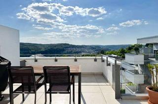Penthouse mieten in 89134 Blaustein, Blaustein neuwertige 2-Zi.-Penthouse mit sonniger Dachterrasse und traumhafter Fernsicht