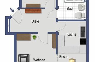 Wohnung mieten in Galenstraße 12, 58452 Witten, Ruhige, zentrale 2,5-Zi.-Wohnung mit Balkon, Wohnberechtigungsschein erforderlich