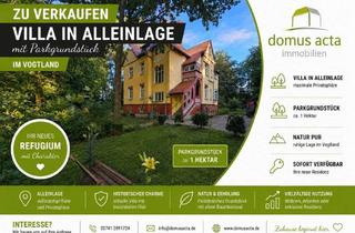 Villa kaufen in 07952 Pausa, *Einmalige Gelegenheit Historische Villa mit besonderem Grundstück **