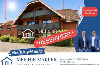 Wohnung kaufen in An Der Aue 1 Whg 9, 23747 Dahme, Attraktive 2 Zimmer Dachgeschosswohnung wenige Minuten vom Strand entfernt*Meerblick in der Ferne*