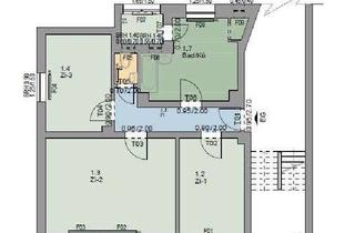 Wohnung mieten in Swinemünder Straße 10, 24944 Mürwik, Schöne 3-Zimmer-Wohnung in Flensburg, Swinemünder Str. 10 EG links
