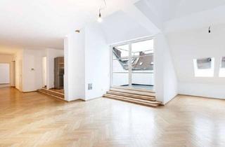 Wohnung mieten in Agnesstraße 55, 80803 Schwabing-West, Exklusive, ruhige und geräumige 3-Zimmer-Dachterrassenwhg in Schwabing, Kamin (befristet 3-5 Jahre)