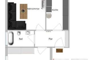 Wohnung mieten in Heisinger Straße 446, 45259 Heisingen, Schöne 2-Zimmer-Hochparterre-Wohnung mit Balkon in Essen
