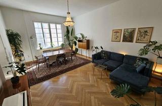 Wohnung mieten in 80802 Schwabing-Freimann, Voll möblierte 3,5 Zimmer Altbauwohnung in Schwabing am Englischen Garten. Auf 9 Monate befristet
