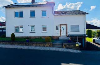 Haus kaufen in 35285 Gemünden, Gemünden (Wohra) - Zweifamilienhaus mit PV-Anlage, Wallbox, großem Garten mit Pool