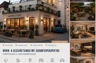 Haus kaufen in 74376 Gemmrigheim, Gemmrigheim - Wohn- & Geschäftshaus mit großem Potenzial in zentraler Lage