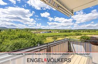 Wohnung kaufen in 67169 Kallstadt, Top-Weinbergrandlage: modernisierte, lichtdurchflutete ETW mit Balkonkraftwerk und TG-Stellplatz!