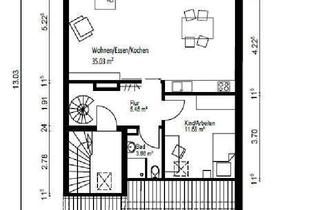 Wohnung mieten in 68519 Viernheim, Kernsaniert & klimatisiert: Moderne 3-Zimmer-Maisonettewohnung mit Dachterrasse
