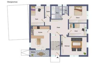 Wohnung mieten in 97753 Karlstadt, 4 Zimmerwohnung mit Balkon und Kellerraum in Wiesenfeld