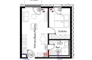 Wohnung mieten in Freisinger Str. 91, 85445 Oberding, 2-Zimmer Apartment in Oberding-Schwaig ab dem 16.09.2026