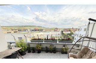 Penthouse mieten in Happelstraße 34, 74074 Heilbronn, Neubau-Penthouse mit Weitblick, TG, EBK, Balkon