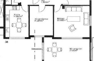 Wohnung mieten in 57334 Bad Laasphe, 3 Zimmer Wohnung mit Balkon und Wintergarten zentral in Bad Laasphe zu vermieten