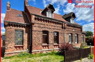 Doppelhaushälfte kaufen in 31582 Nienburg, Wohnen mit Flair – Historische Doppelhaushälfte in zentraler Lage
