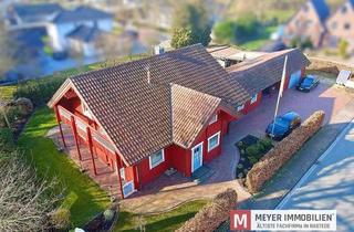 Haus kaufen in 26215 Wiefelstede, Großzügiges Niedrigenergie-Holzhaus mit separater Büroeinheit im Gewerbegebiet von Wiefelstede (Obj.