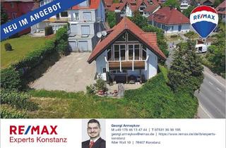 Haus kaufen in 88709 Meersburg, Rarität in Meersburg: Flexibles Wohnen auf 2 Ebenen mit unverbaubarer See- und Alpensicht