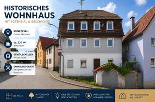 Haus kaufen in 74653 Künzelsau, 220 m² Wohnfläche | Historisches Wohnhaus für Sanierer und Altbauliebhaber