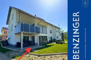 Wohnung mieten in 72582 Grabenstetten, Helle Räume, grüner Ausblick: 3-Zimmer-Wohnung mit Terrasse u. Stellplätzen