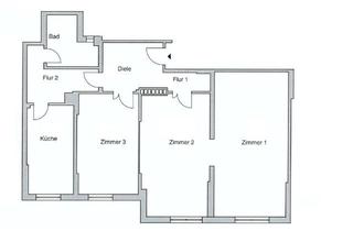 Wohnung mieten in Heilwigstraße 125, 20249 Eppendorf, Schöne 3-Zimmer Altbauwohnung gegenüber von der Alster!