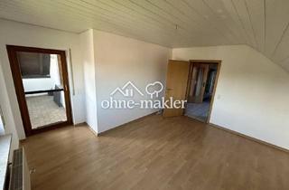 Wohnung mieten in 71543 Wüstenrot, 3,5-Zimmer-Dachgeschosswohnung mit Balkon in Neuhütten (Wüstenrot)