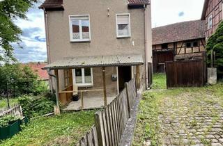 Einfamilienhaus kaufen in Angerdamm, 99830 Treffurt, Teilmodernisiertes Einfamilienhaus mit Ausbaupotenzial, Scheune und idyllischem Gartengrundstück