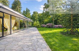 Villa kaufen in 14195 Dahlem, IKONISCHE BAUHAUS-VILLA MIT PARKÄHNLICHEM GARTEN, SPA-BEREICH UND POOL IN DAHLEM-BESTLAGE