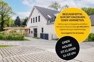 Wohnung kaufen in Potsdamer Straße 99, 14469 Potsdam, Moderne Doppelhaushälfte mit Terrasse & Dachterrasse in Potsdam-Bornim - sofort bezugsfertig!