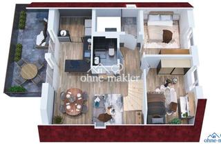 Wohnung mieten in 89604 Allmendingen, Wohnen wie im Eigenheim! Hochwertige 3-Zimmer-Maisonette-Wohnung mit zwei Hobbyräumen (KfW40 Plus)